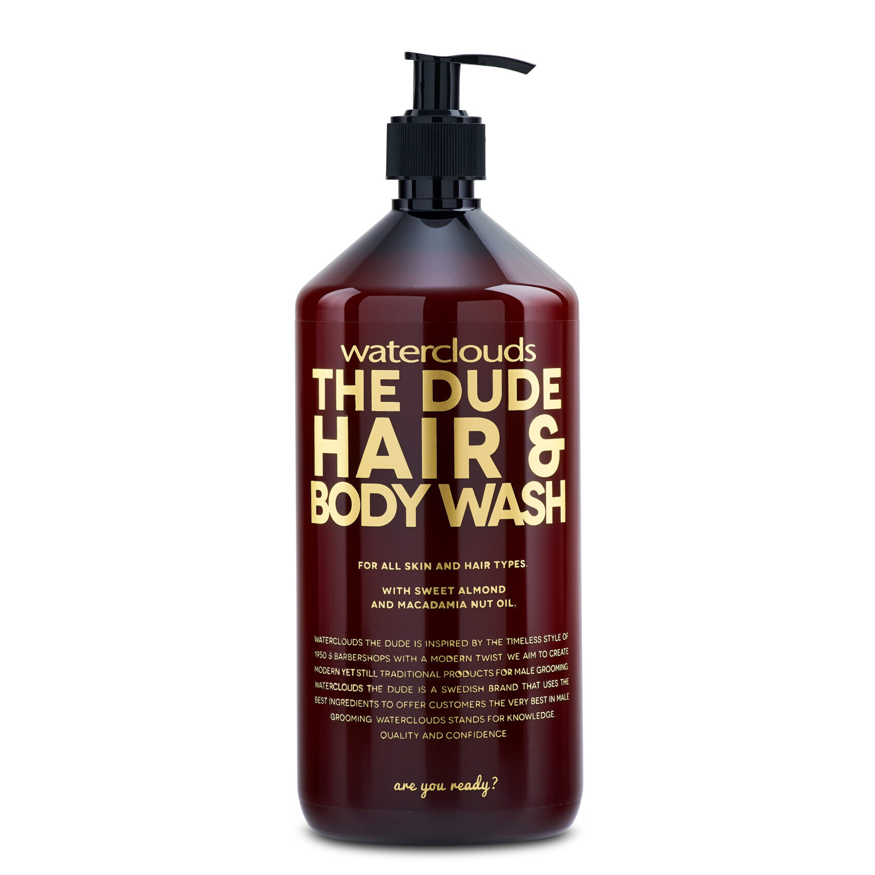 waterclouds The Dude Hair & Body Wash - 1000ml