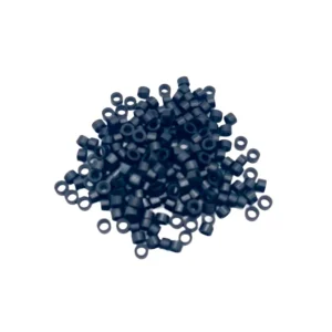 Silikon Microring Schwarz Braun (200 St&uuml;ck)