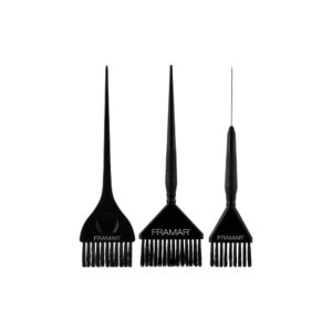 Framar Farbpinselset Schwarz (3 St&uuml;ck)